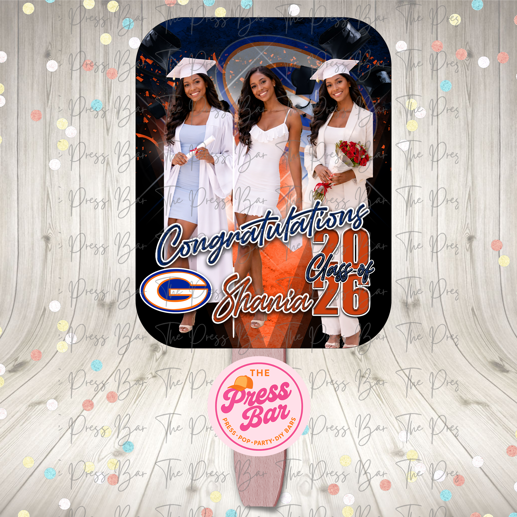 Custom Graduation Fans