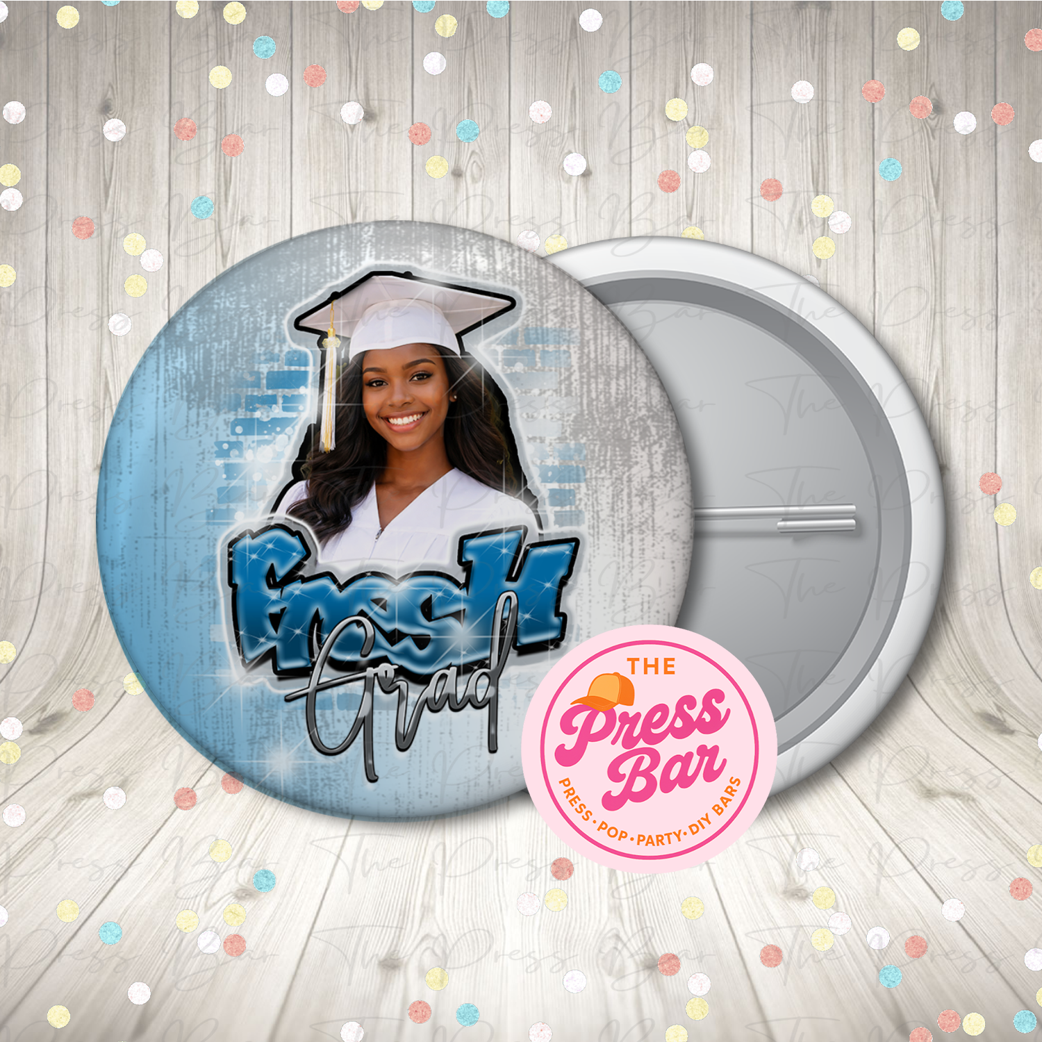 Custom Graduation Buttons