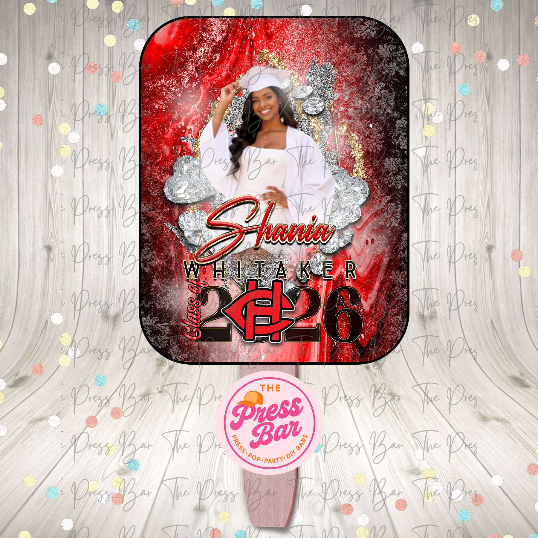 Custom Graduation Fans