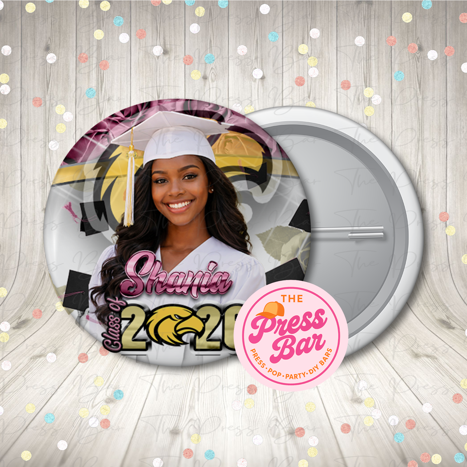 Custom Graduation Buttons