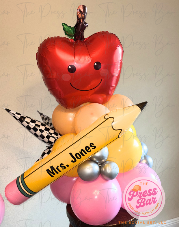 Back to School Balloon Stacks
