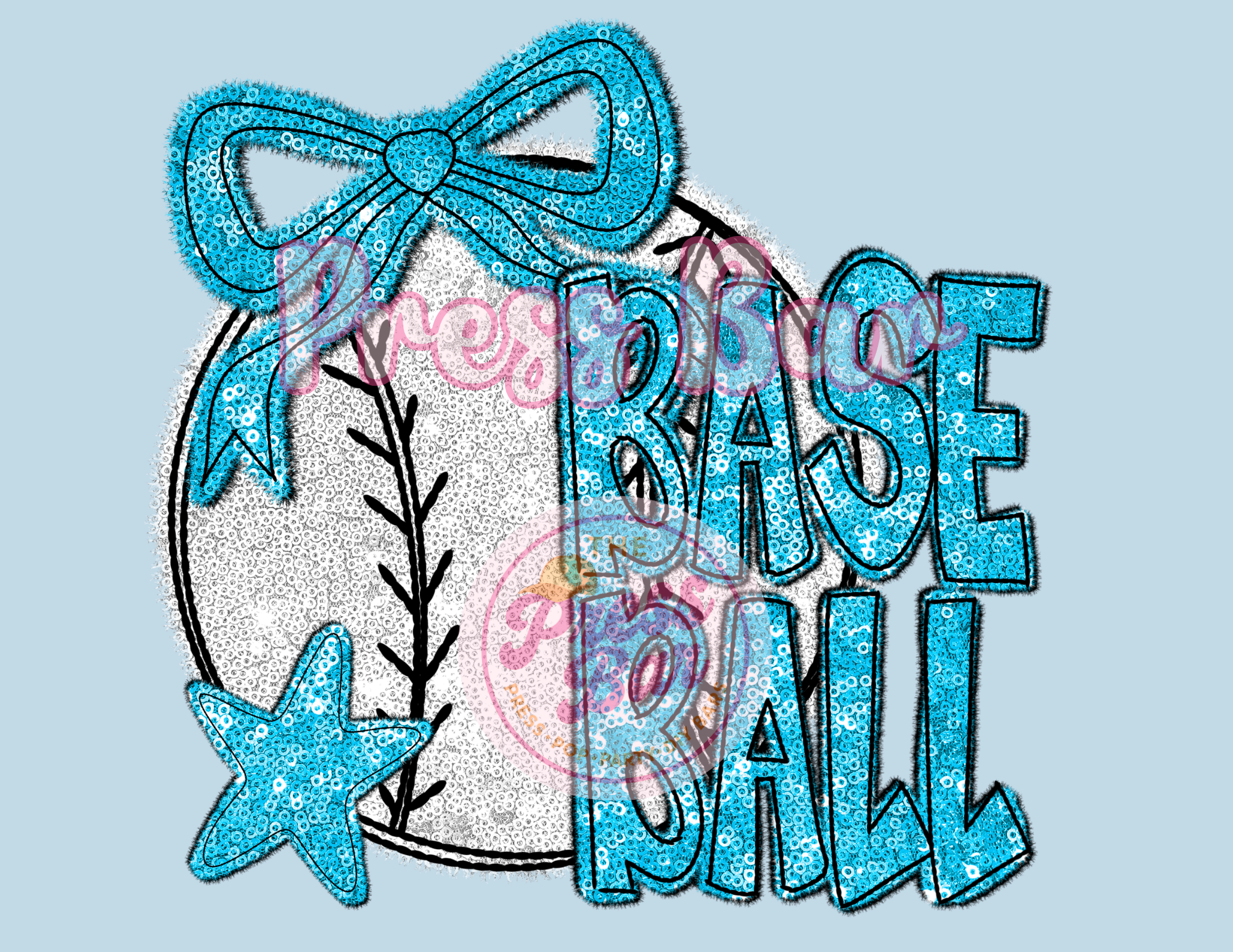 Glitter Baseball Shirt