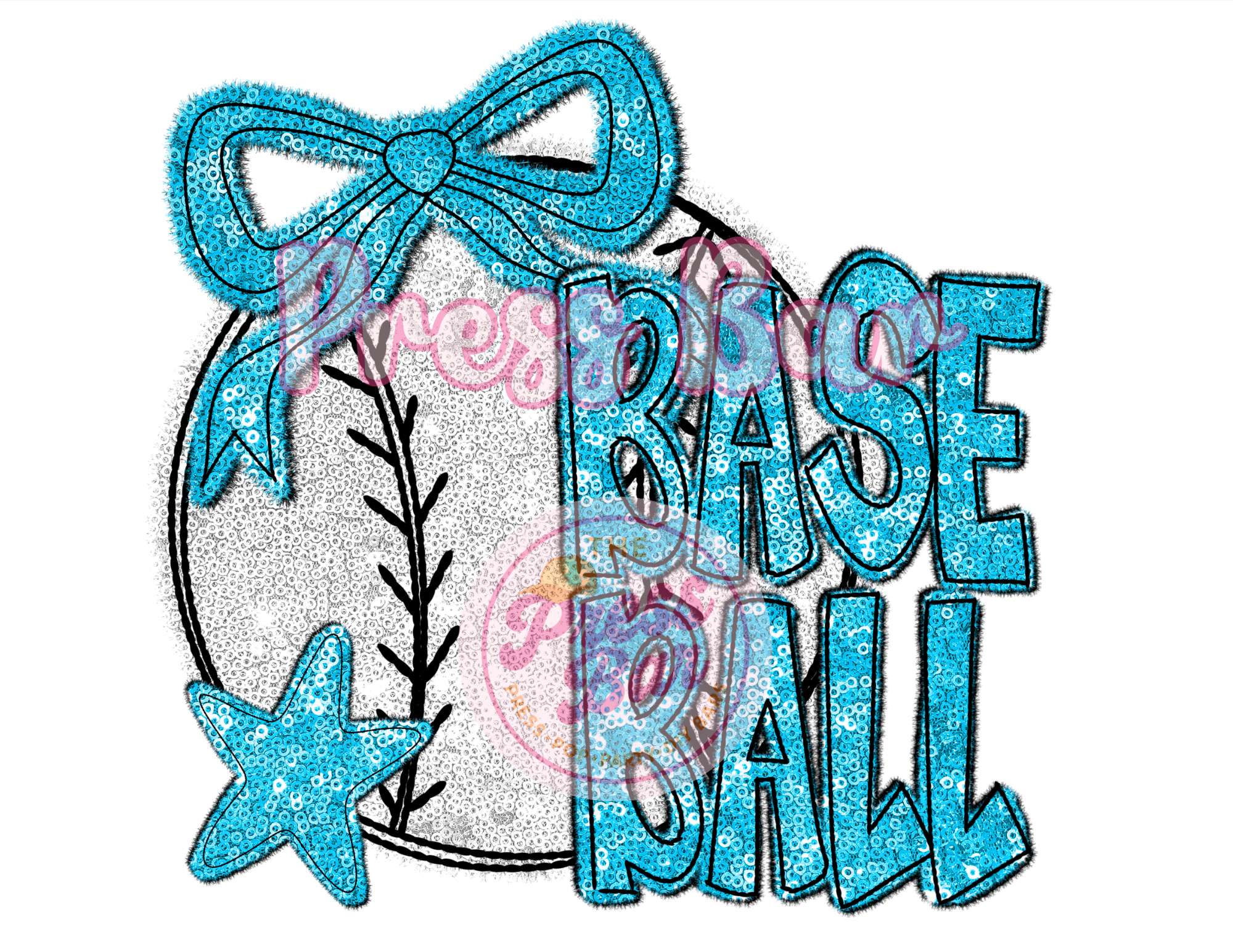 Glitter Baseball Shirt