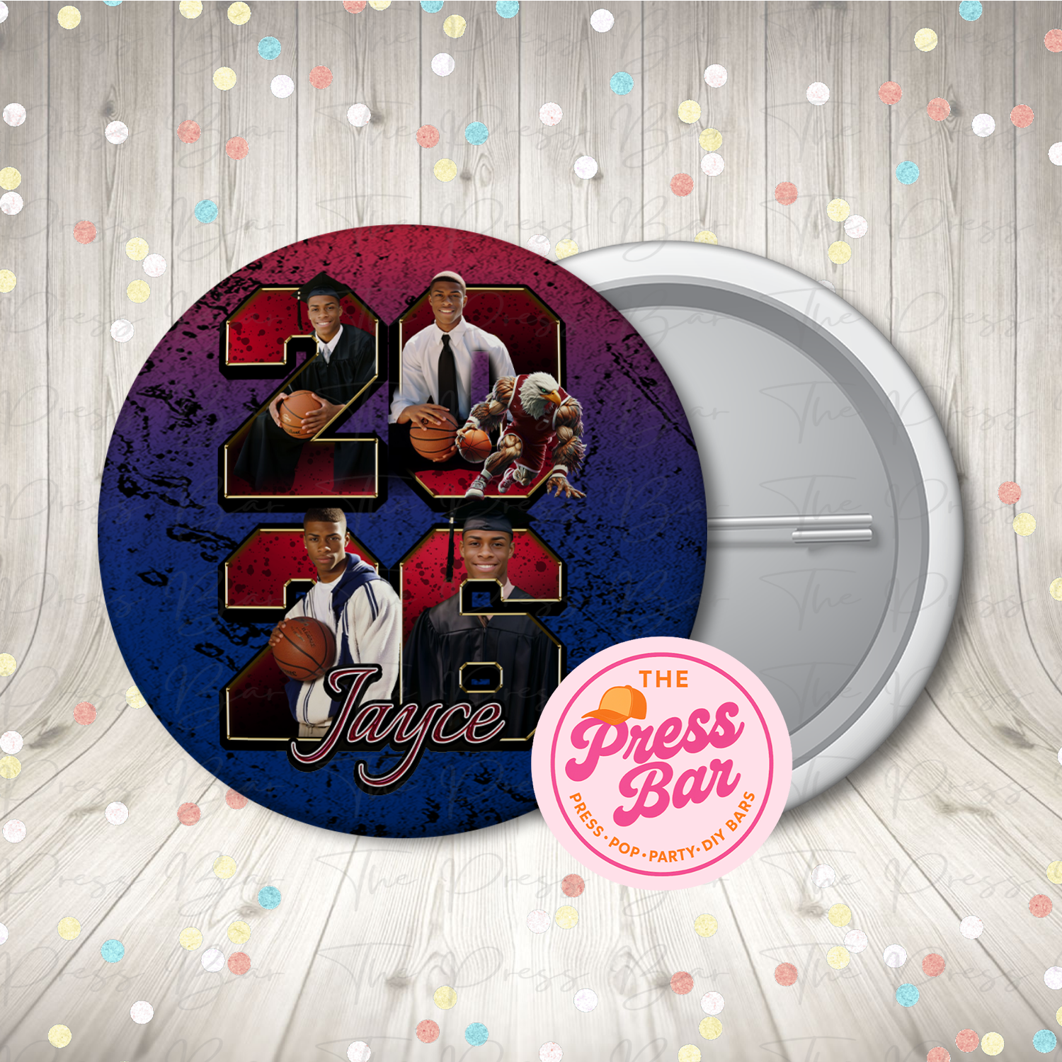 Custom Graduation Buttons