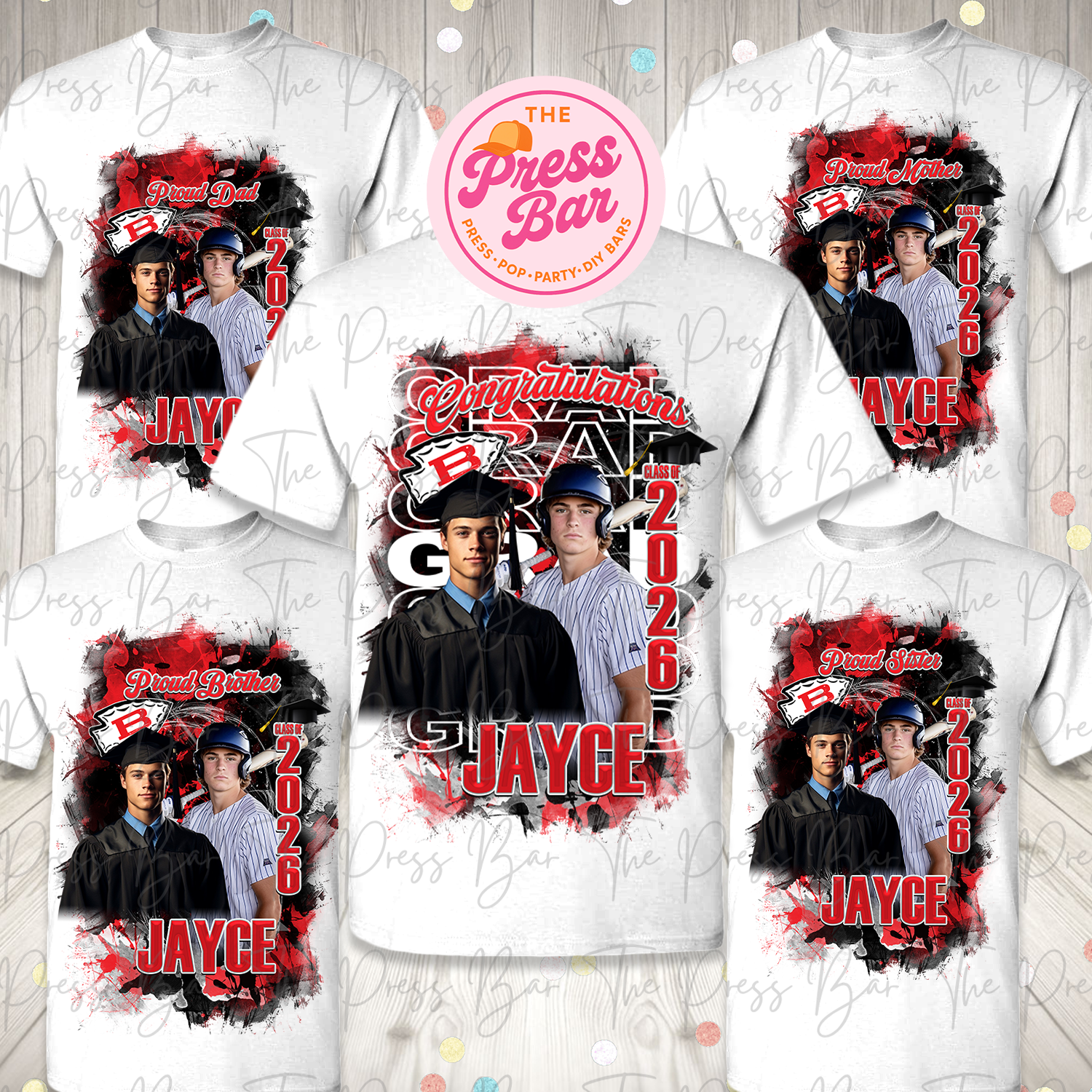 Custom Family Graduation Shirts