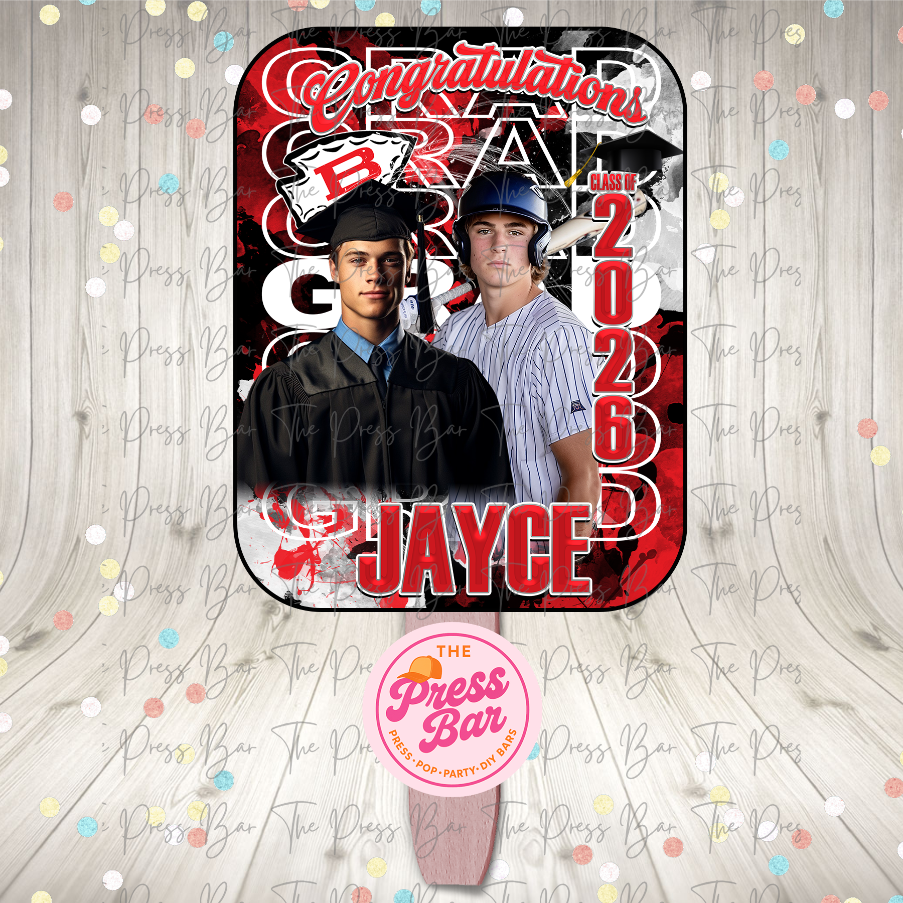 Custom Graduation Fans