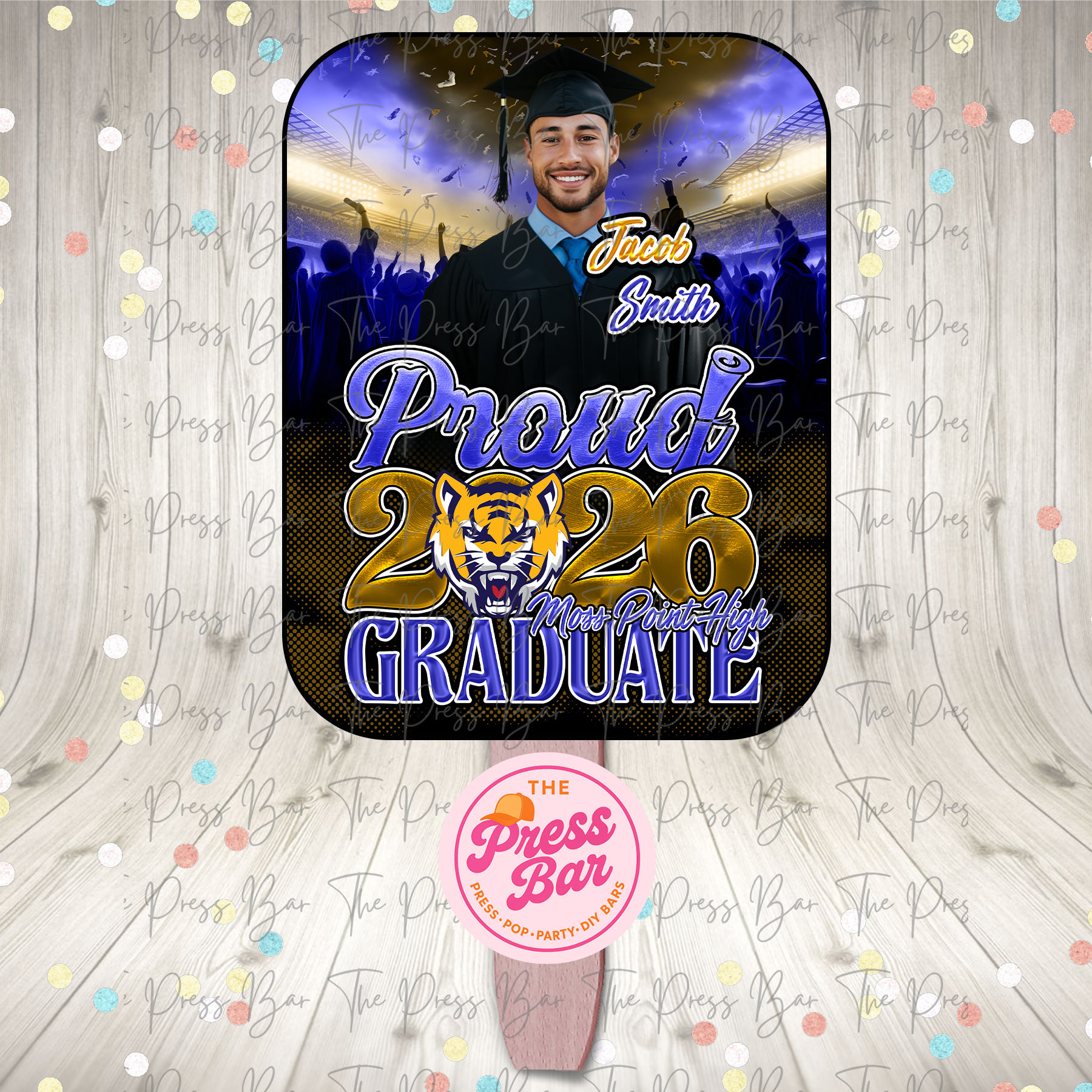 Custom Graduation Fans