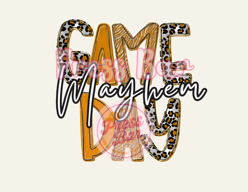 Custom Leopard Game Day Shirt