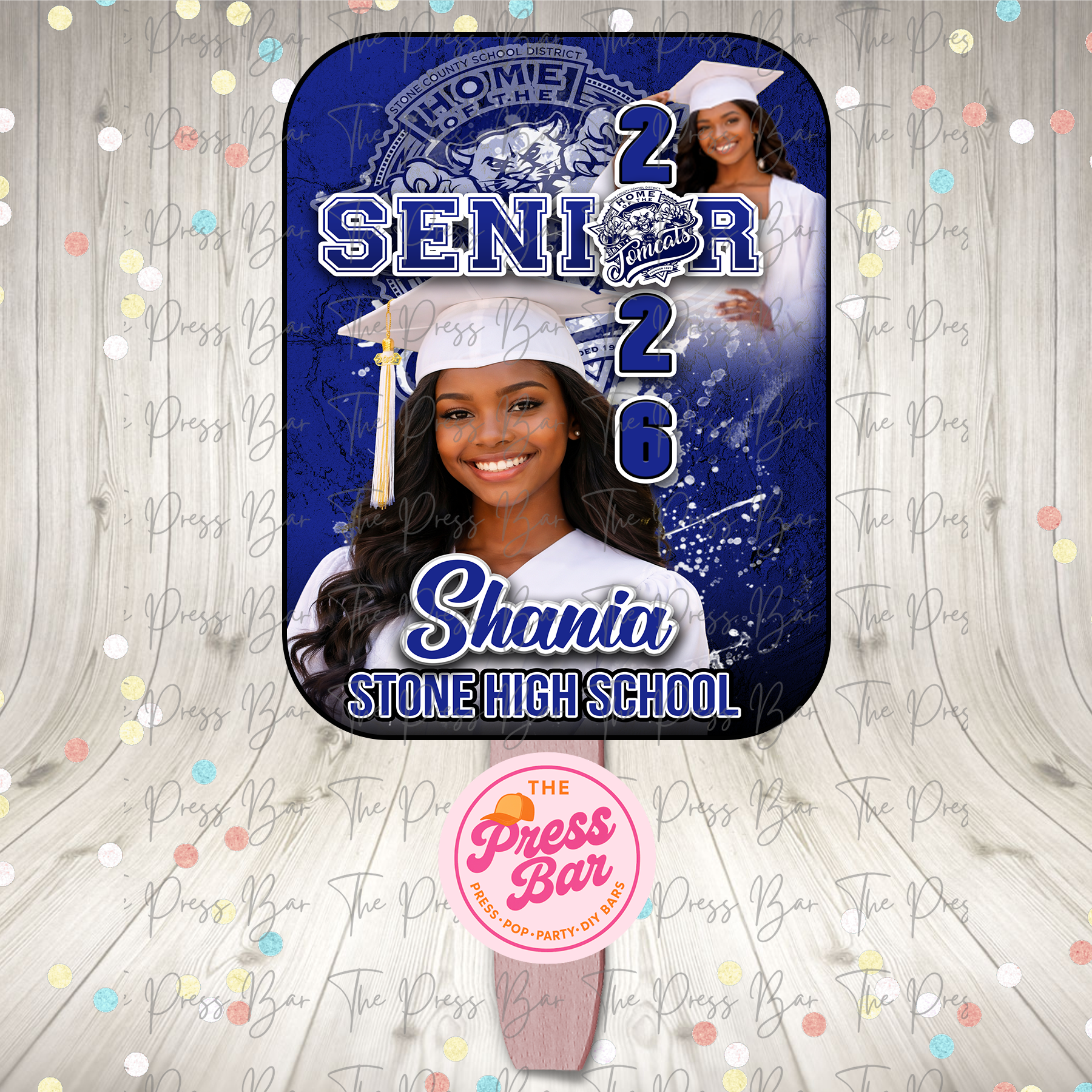 Custom Graduation Fans