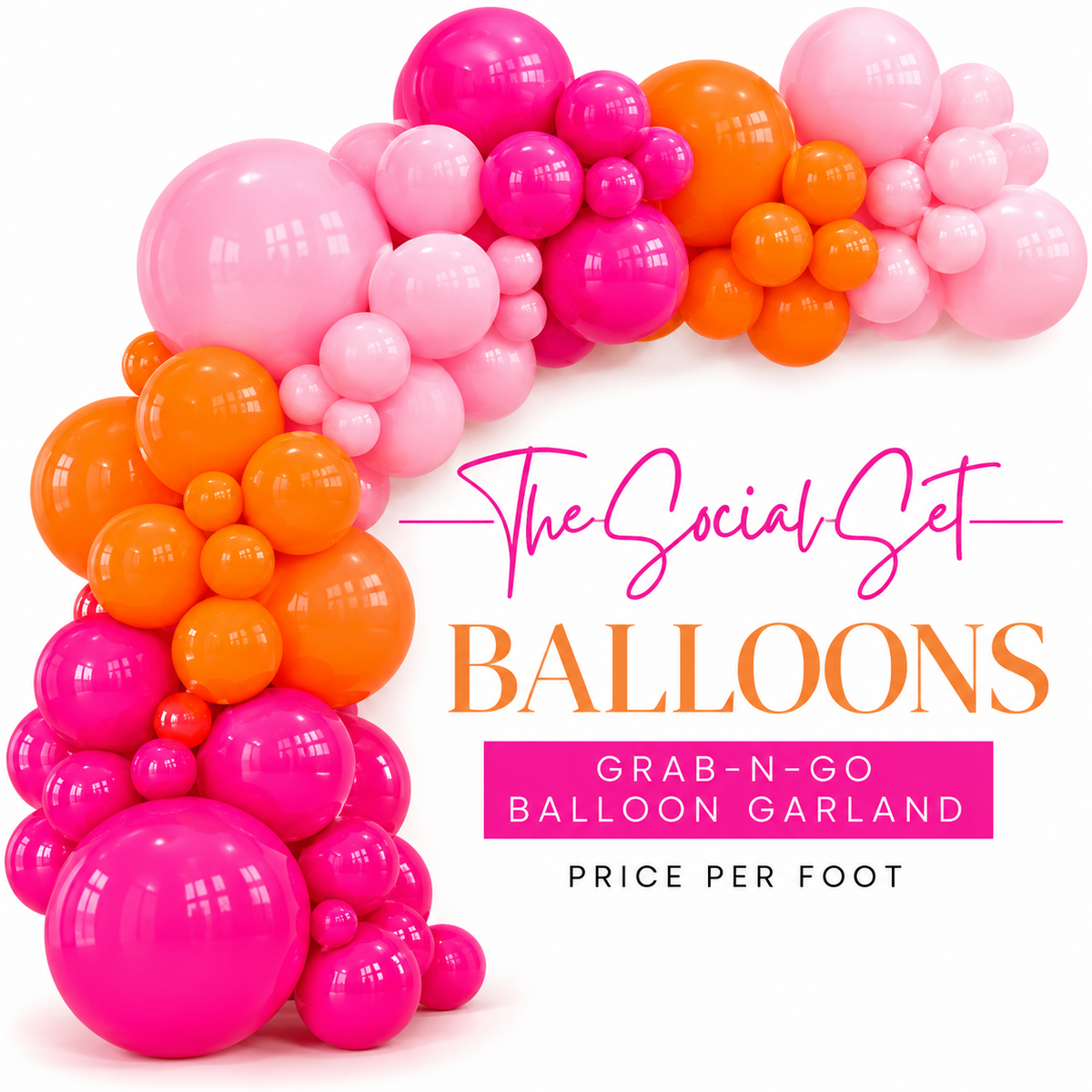 Grab-N-Go Balloon Garland (Price per foot)