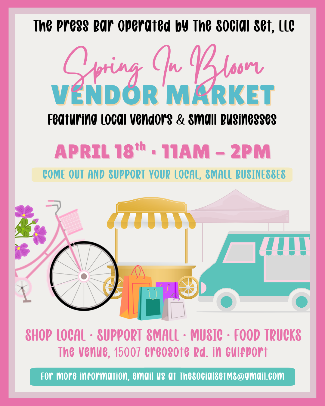 Spring In Bloom - Vendor Registration Fee (Custom Event)