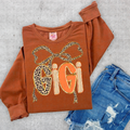 Leopard Bow Title Fall Shirt