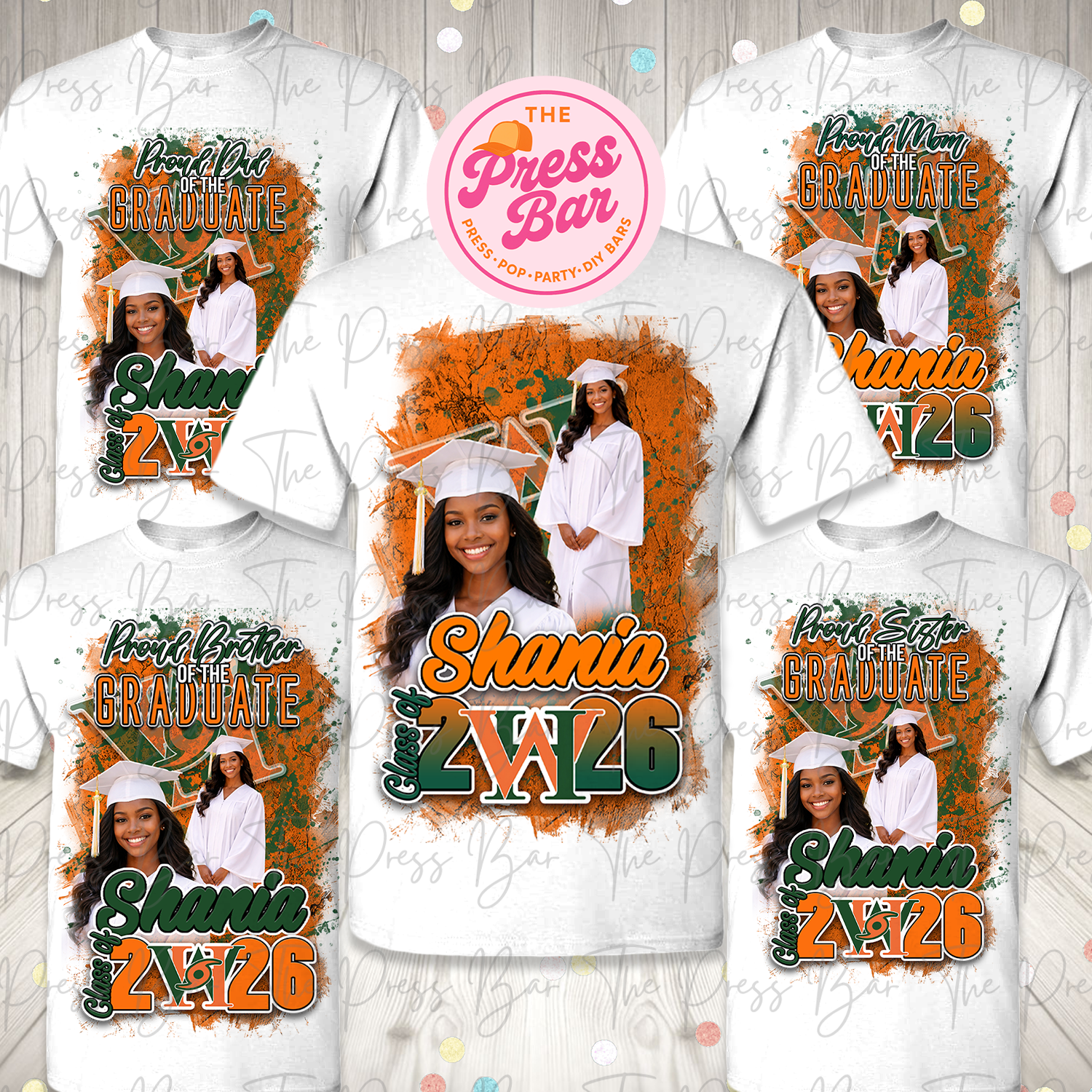 Custom Family Graduation Shirts